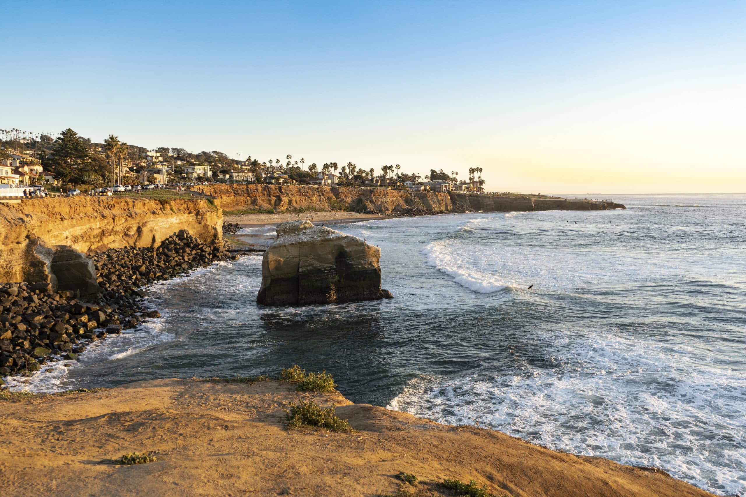 Sunset Cliffs in San Diego, California
